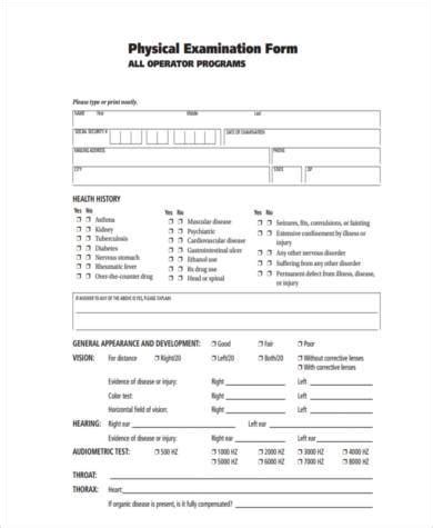 fit to work physical assessment.